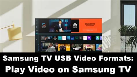 samsung tv supported video formats